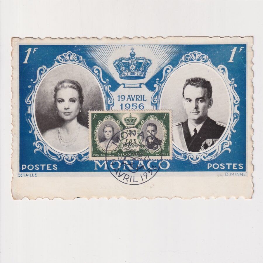 MAXIMUM GRACE KELLY I KSIĄŻĘ RAINER POCZTÓWKA A83254