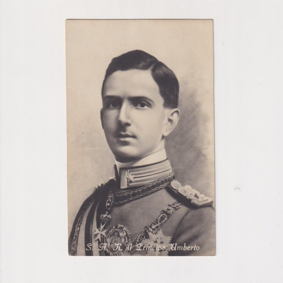 WŁOCHY S.A.R. Il PRINCIPE UMBERTO POCZTÓWKA A83245