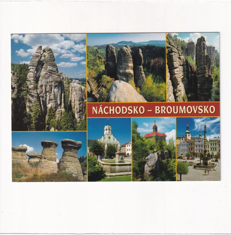 CZECHY SKALNE MIASTO POCZTÓWKA A83944
