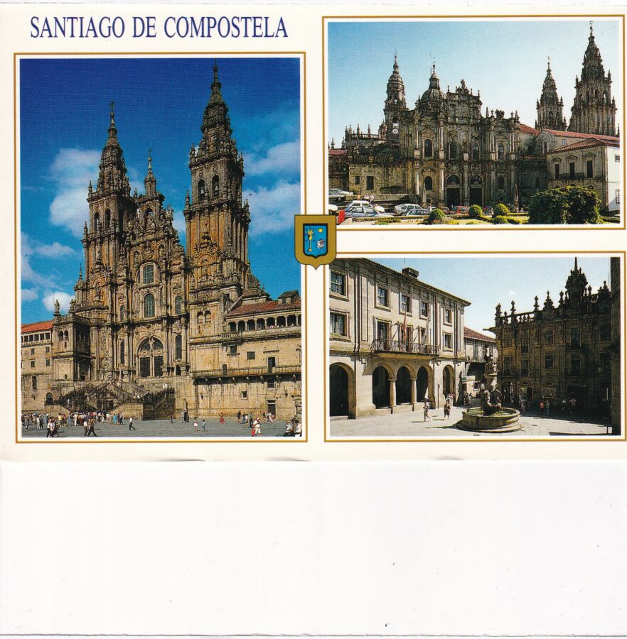 HISZPANIA SANTIAGO DE COMPOSTELA WIDOKÓWKA A85104