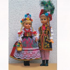 POLSKIE LALKI REGIONALNE POCZTÓWKA WR4423 KIER