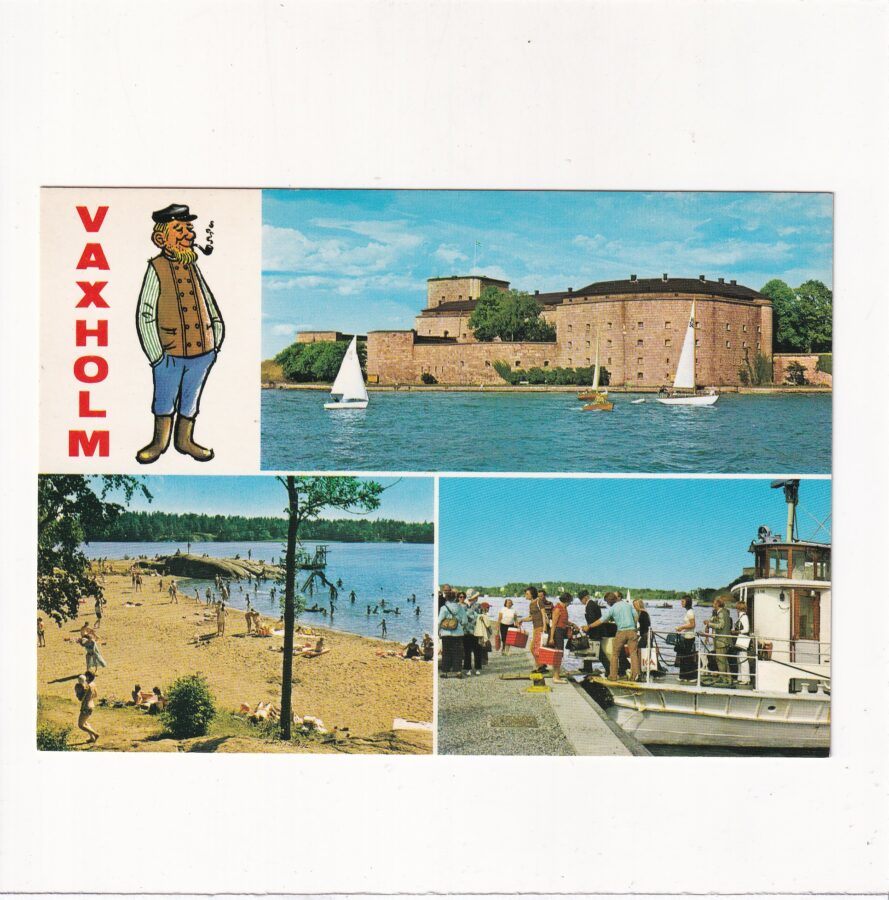 SZWECJA VAXHOLM WIDOKÓWKA A86089