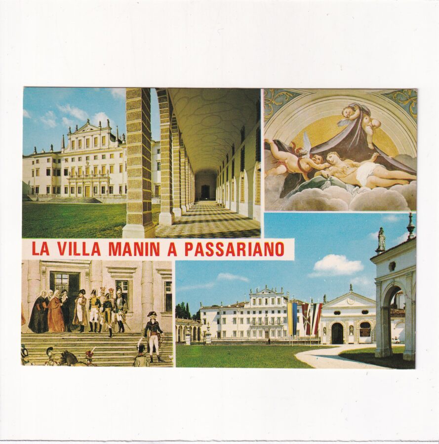 WŁOCHY UDINE VILLA MANIN A PASSARIANO POCZTÓWKA A86022