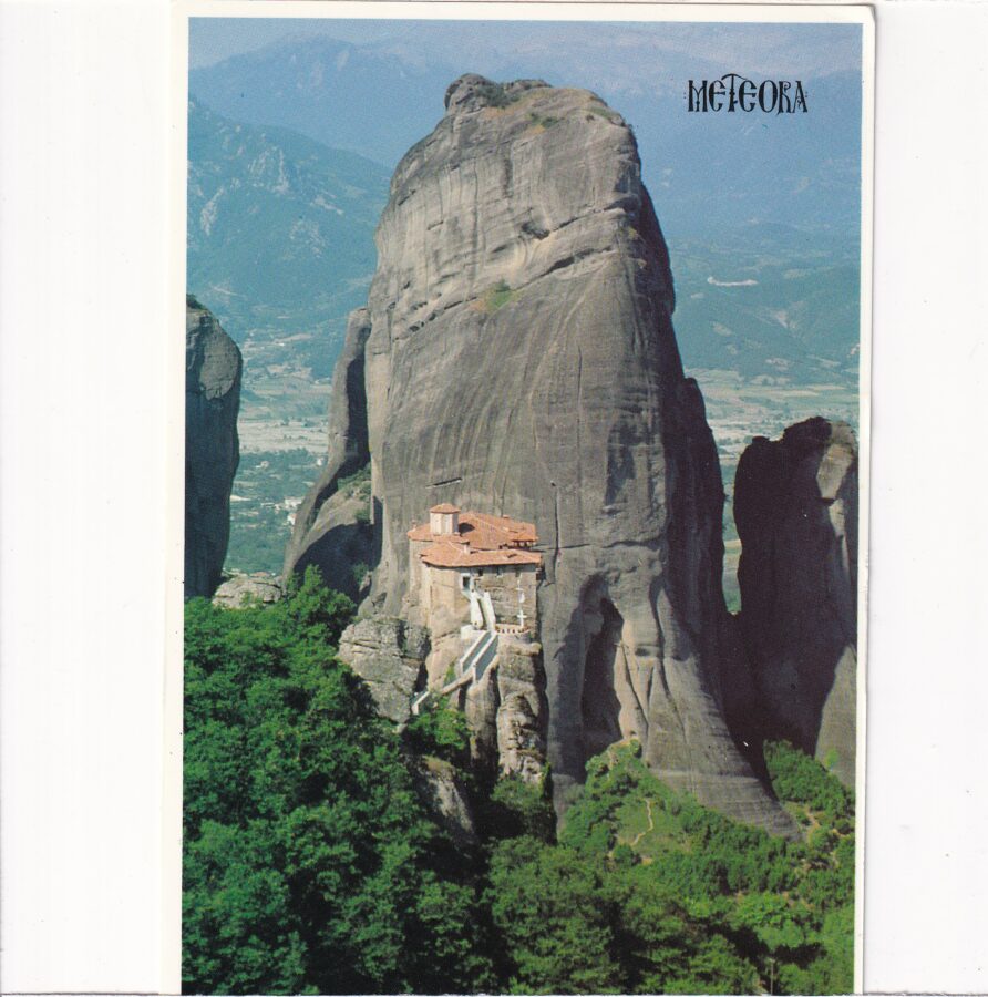 GRECJA METEORY KLASZTOR WIDOKÓWKA A86581
