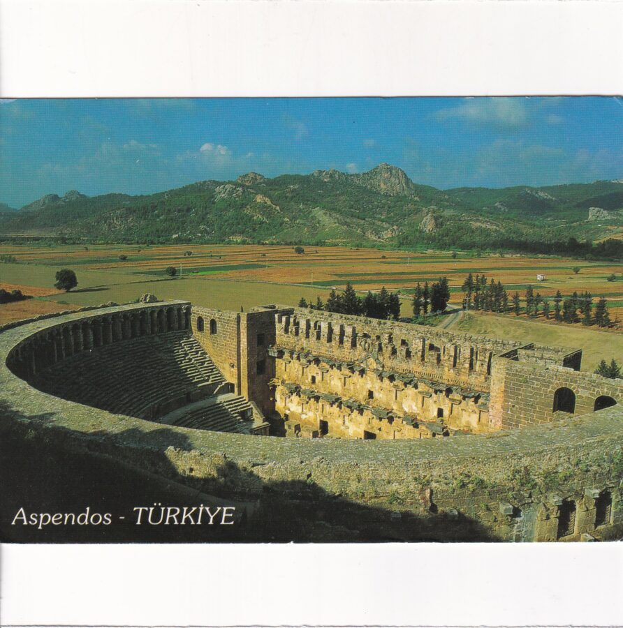TURCJA ASPENDOS TEATR RZYMSKI POCZTÓWKA A86640
