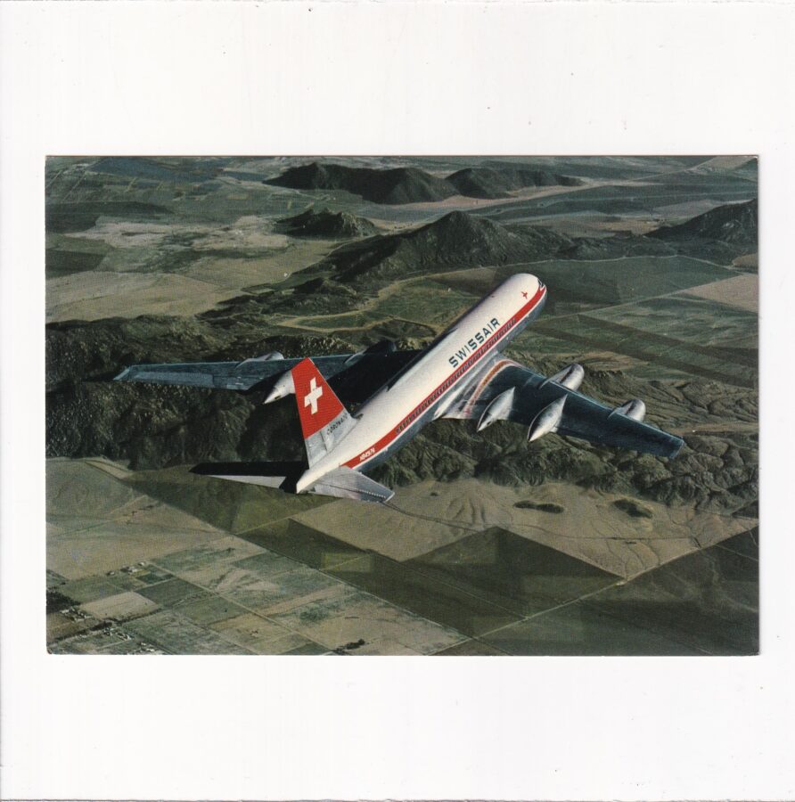 WŁOCHY SAMOLOTY CONVAIR 990 "CORONADO" WIDOKÓWKA A86872