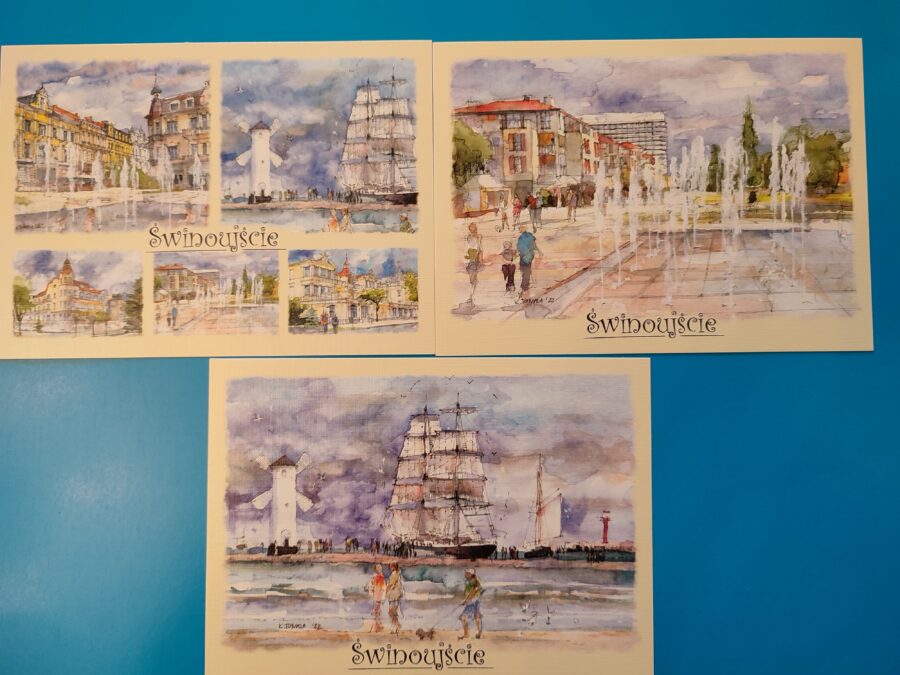 ZESTAW ŚWINOUJŚCIE AKWARELE 6 szt. - obrazek 3