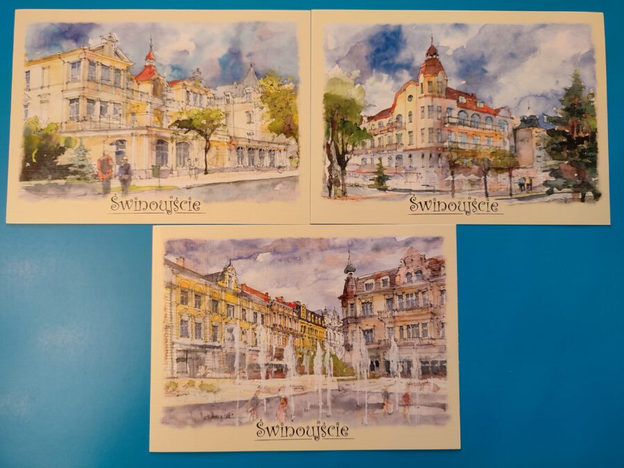 ZESTAW ŚWINOUJŚCIE AKWARELE 6 szt. - obrazek 2