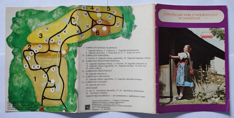GÓRNOŚLĄSKI PARK ETNOGRAFICZNY W CHORZOWIE POCZTÓWKA ZESTAW 9 sztuk A88363 - obrazek 5
