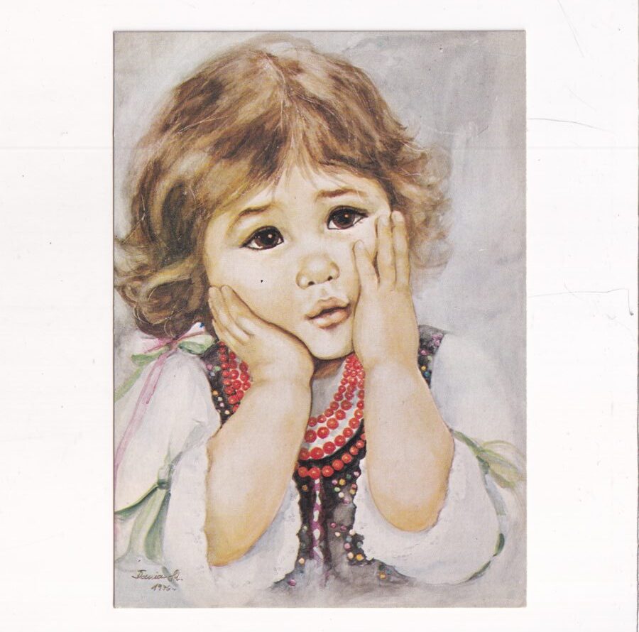 MUSZYŃSKA KRAKOWIANKA DZIECKO DZIECI POCZTÓWKA GRAF-211