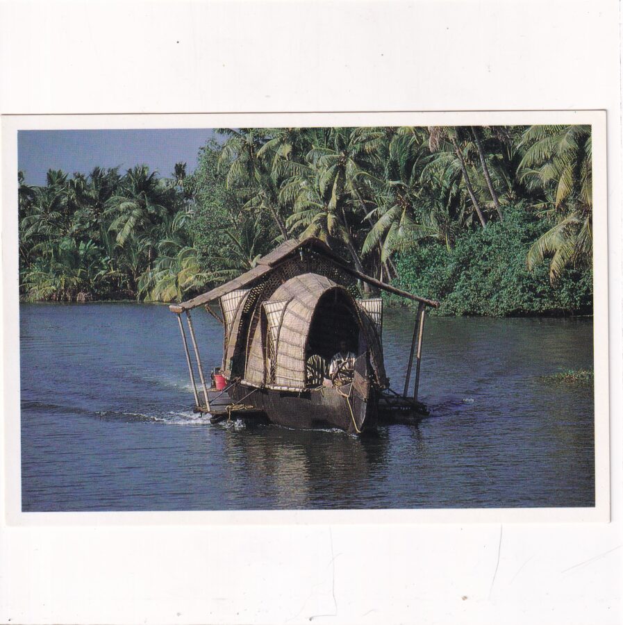INDIE KERALA ON BACK WATERS FOLKLOR POCZTÓWKA A93577