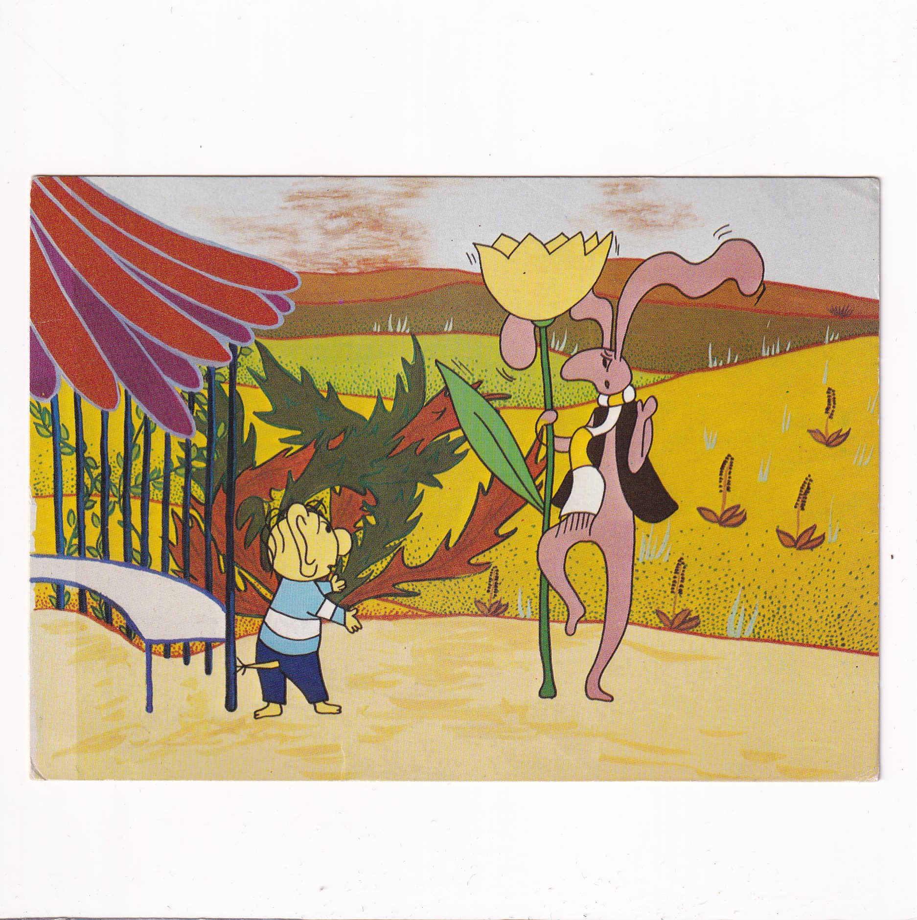 "TAJEMNICA SZYFRU MARABUTA " KADR Z FILMU POCZTÓWKA A6745