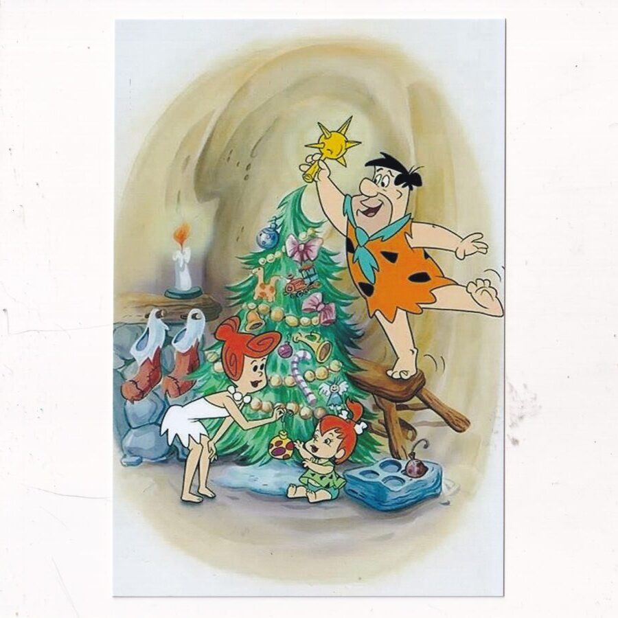 HANNA BARBERA MIĘDZY NAMI JASKINIOWCAMI FLINSTONOWIE POCZTÓWKA A10062