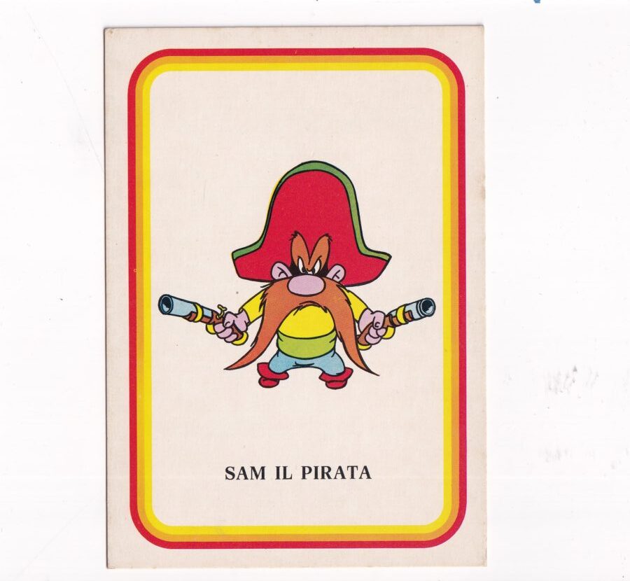 WARNER BROTHERS SAM IL PIRATA POCZTÓWKA A1749