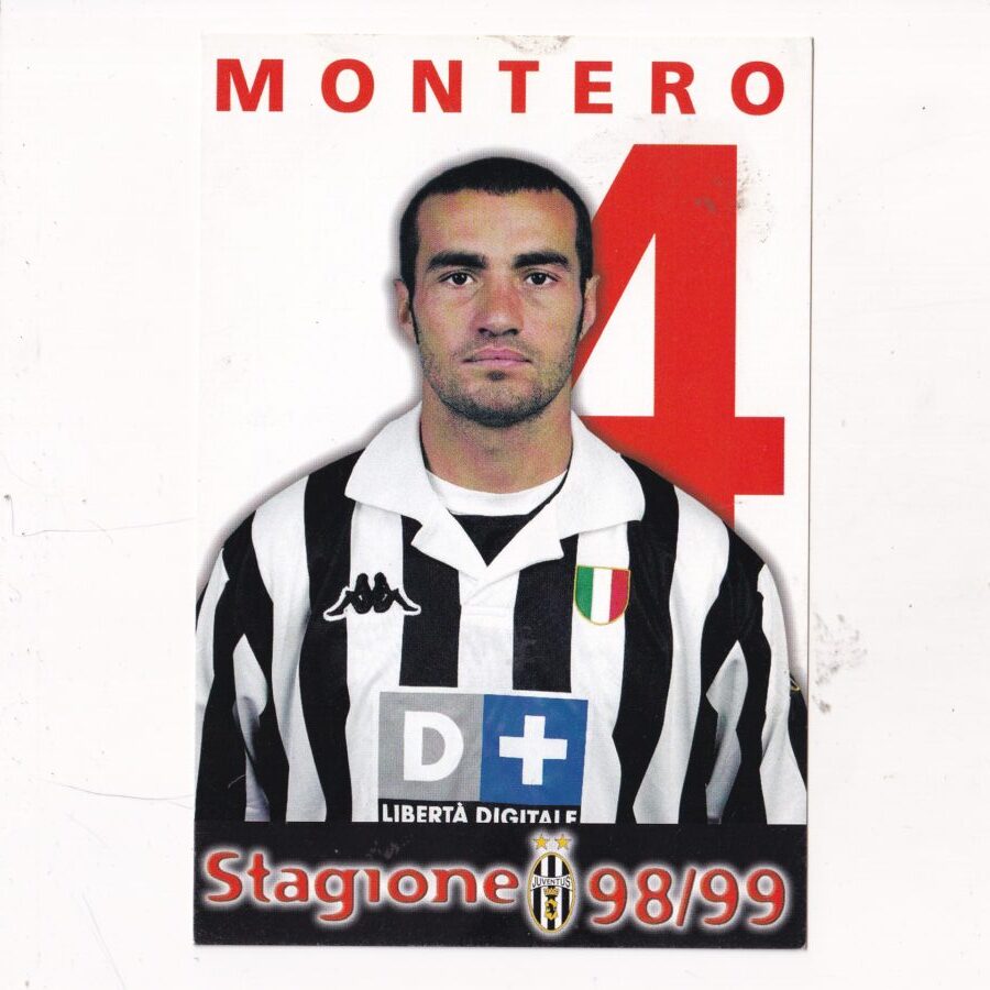 SPORT JUVENTUS TURYN PAOLO MONTERO POCZTÓWKA A10173