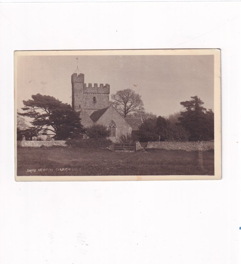 ANGLIA SHIRENEWTON CHURCH KOŚCIÓŁ POCZTÓWKA A1536