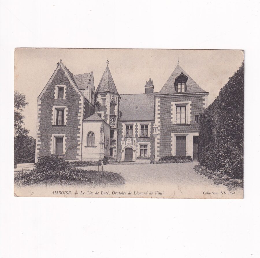 FRANCJA AMBOISE LE CLOS DE LUCE ORATOIRE DE LEONARD DA VINCI POCZTÓWKA A4938