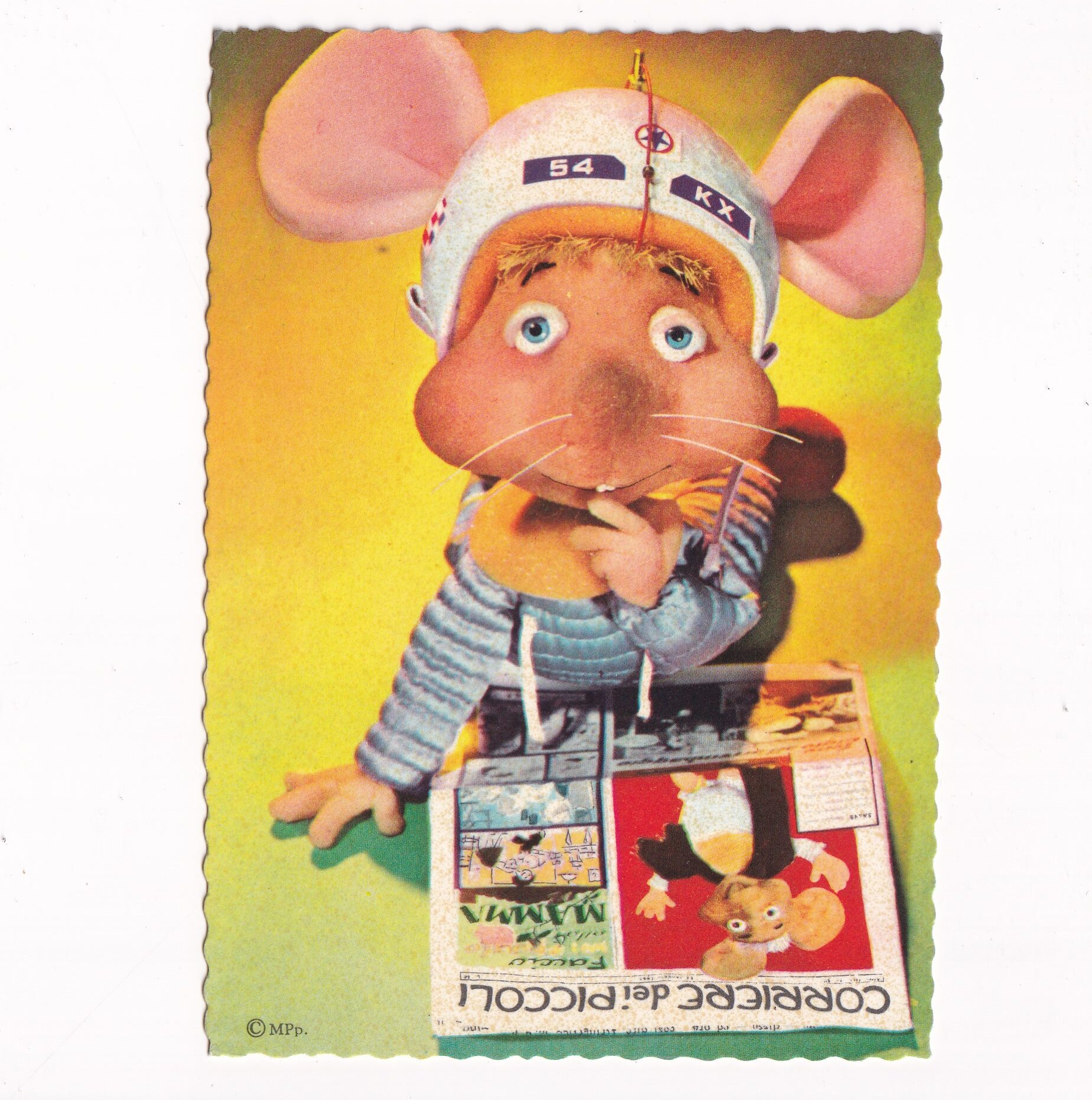 TOPO GIGIO LOUIE MOUSE POCZTÓWKA A6558