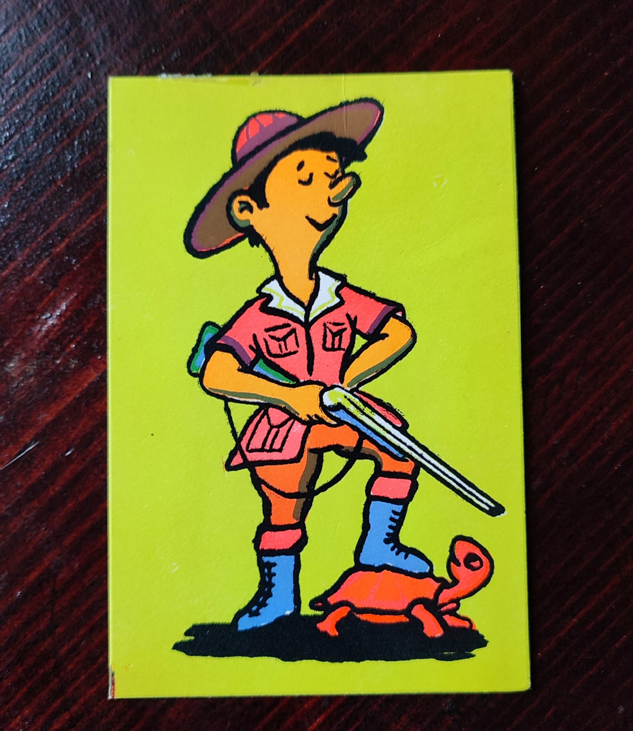 ALIPRANDI MEDIOLAN 1965 MYŚLIWY SAFARI POCZTÓWKA A6651 - obrazek 2