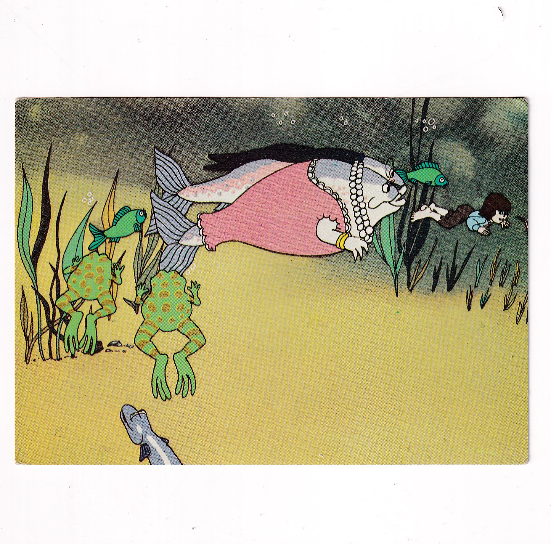 "WODNE DZIECI " KADR Z FILMU POCZTÓWKA A7621