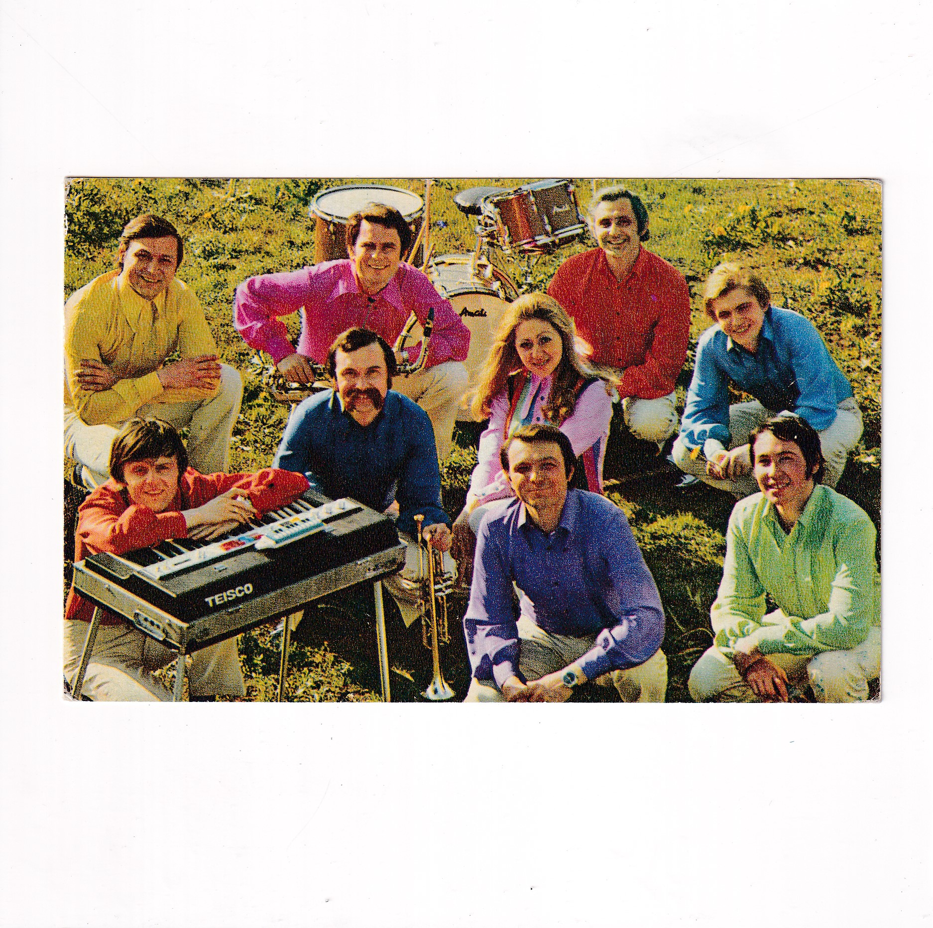 GWIAZDY MUZYKI "SAMOCWIETY" ZESPÓŁ MUZYCZNY POCZTÓWKA A8963