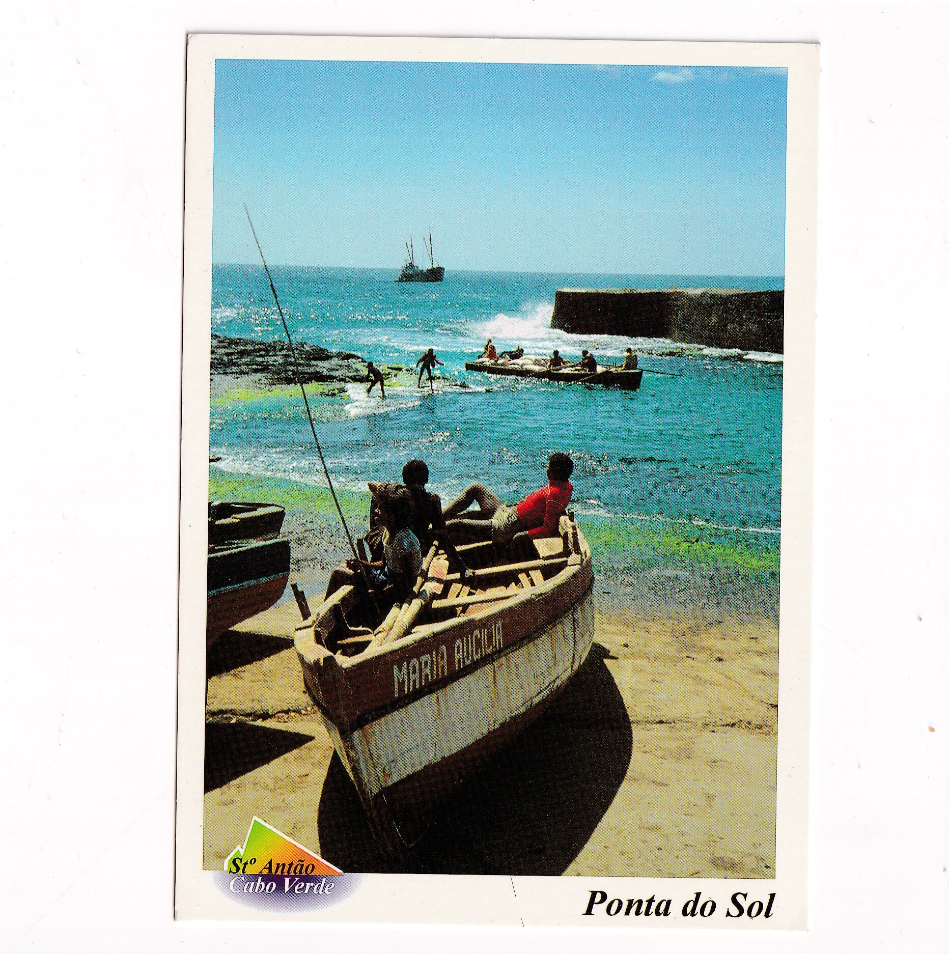 WYSPY ZIELONEGO PRZYLĄDKA CABO VERDE PONTA DO SOL ST ANTAO WIDOKÓWKA A8673