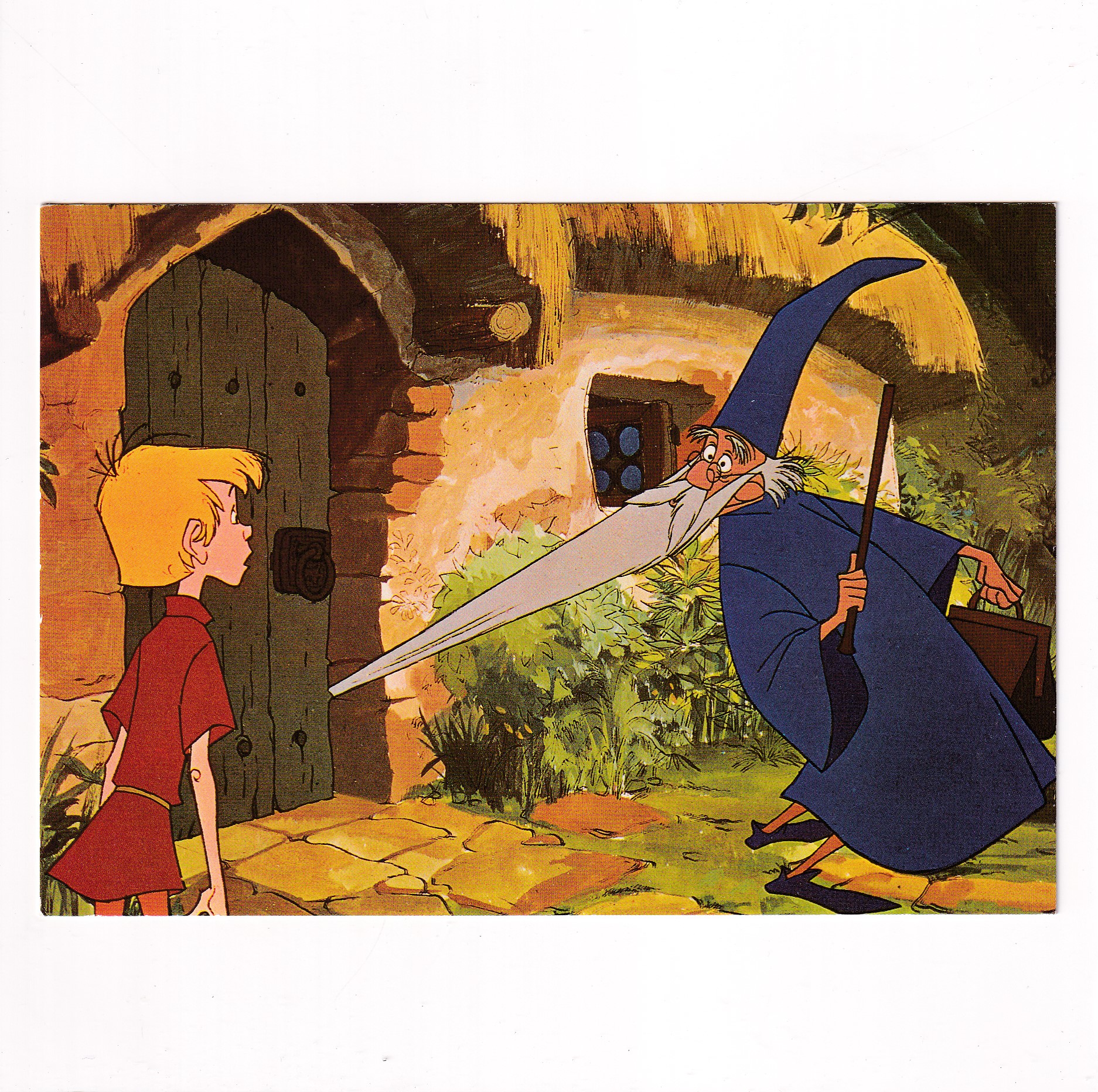 DISNEY "MIECZ W KAMIENIU " KRÓL ARTUR POCZTÓWKA A9228