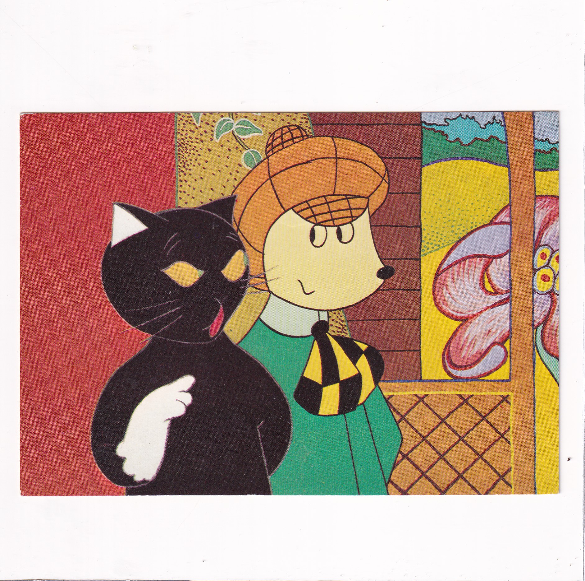 "TAJEMNICA SZYFRU MARABUTA " KADR Z FILMU POCZTÓWKA A10730