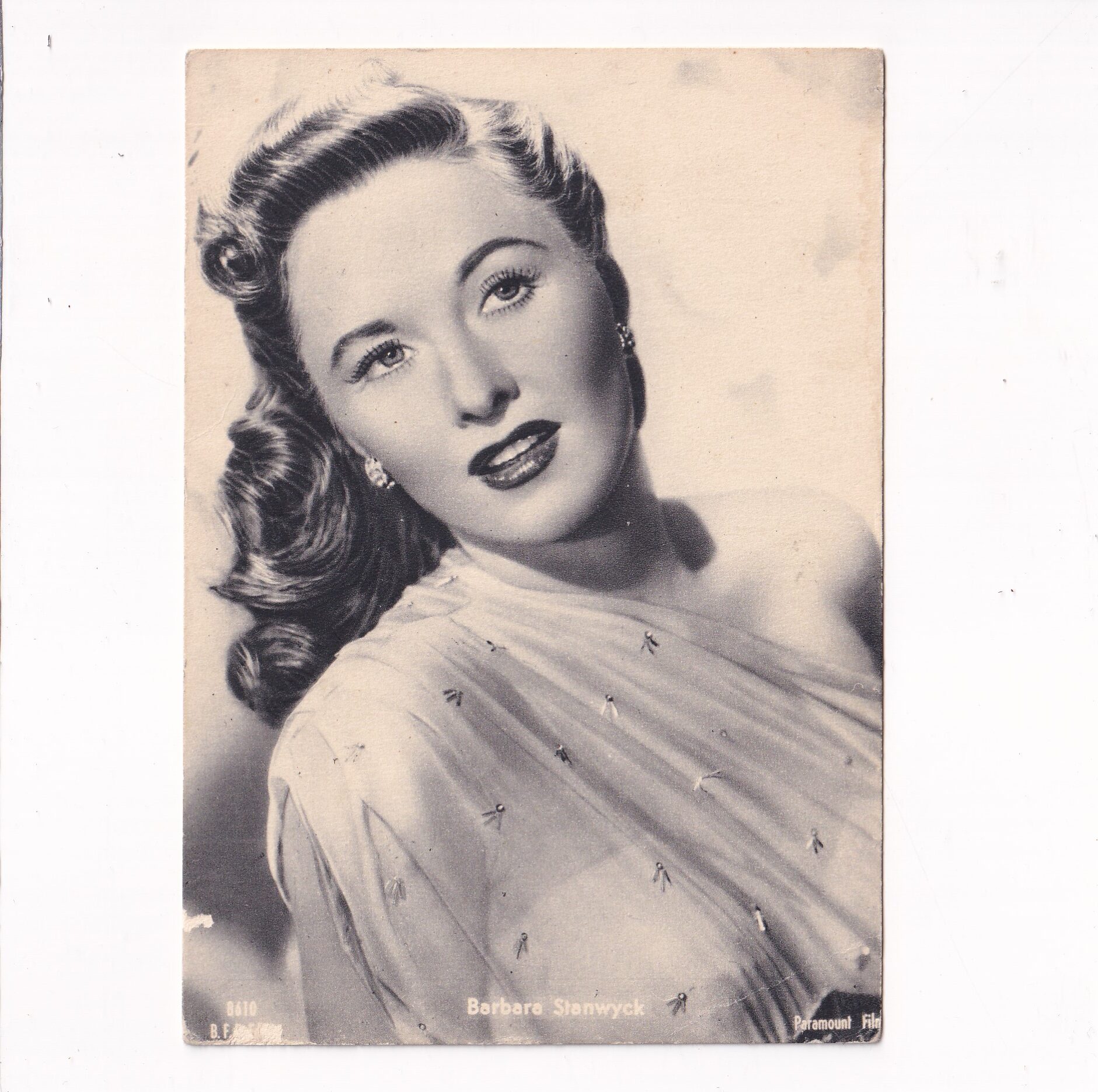 GWIAZDY KINA BARBARA STANWYCK POCZTÓWKA A11510