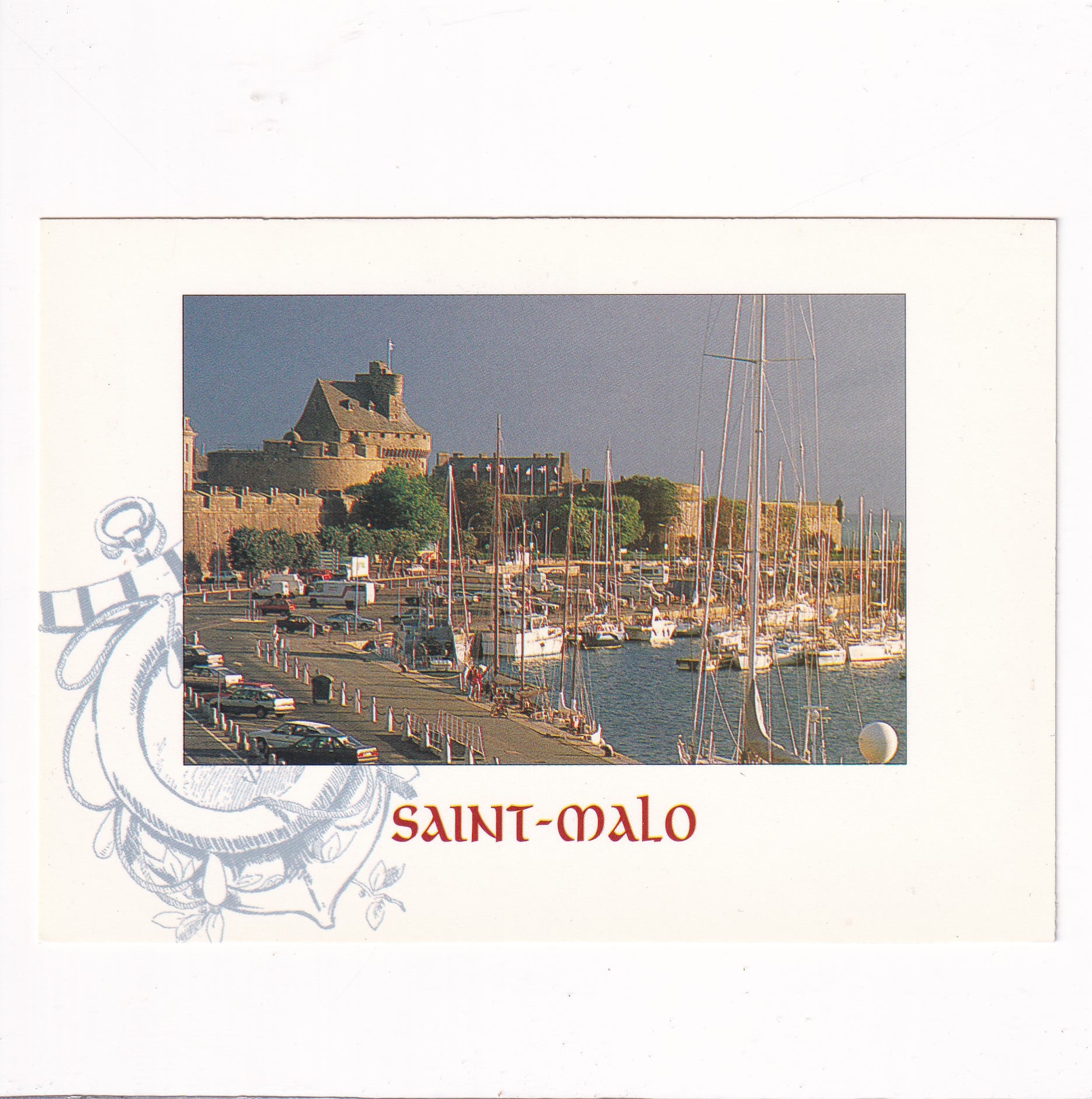 FRANCJA SAINT-MALO ZAMEK PORT WIDOKÓWKA A12341