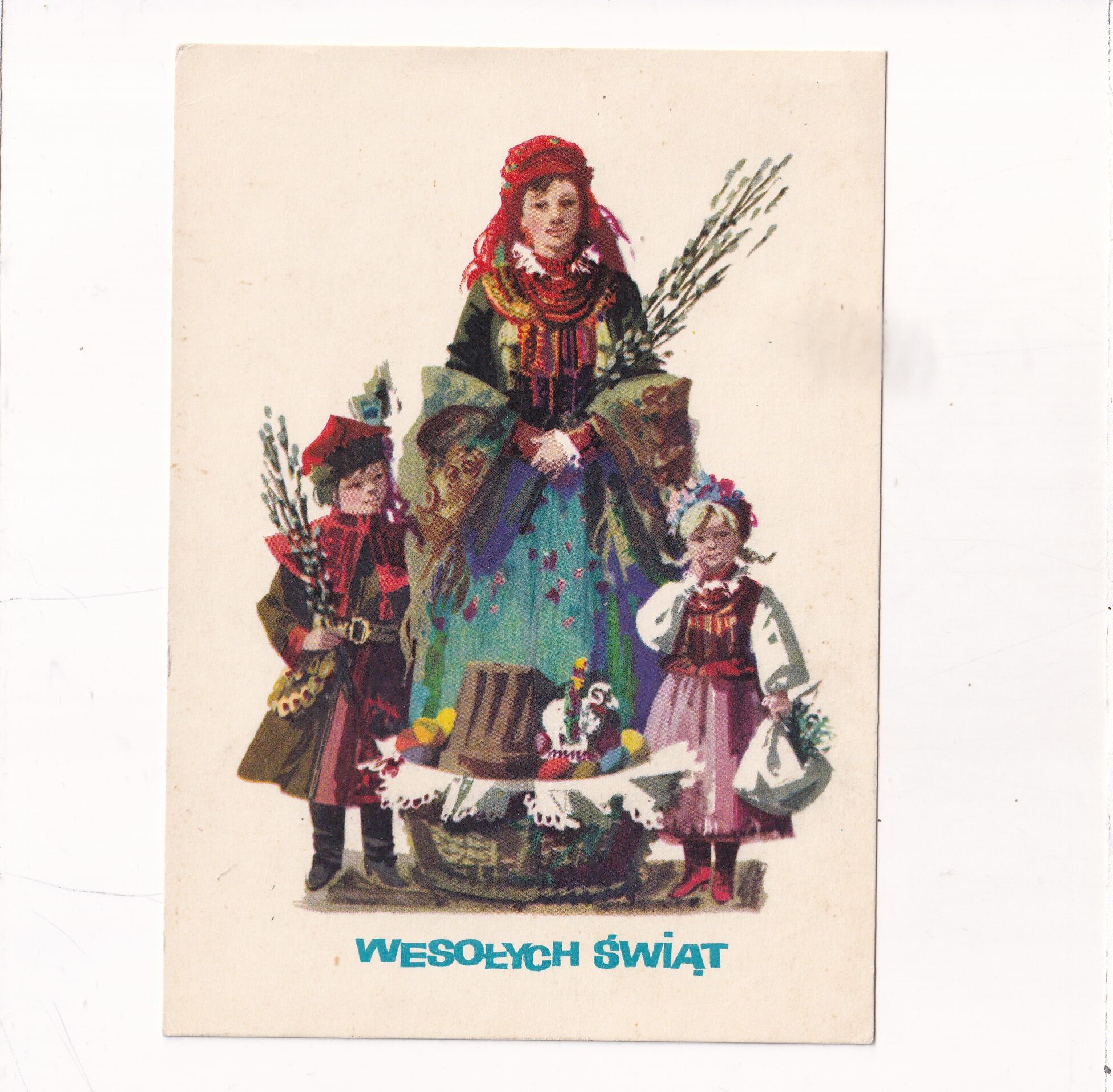 MARIA ORŁOWSKA-GABRYŚ WESOŁYCH ŚWIĄT POCZTÓWKA A14131