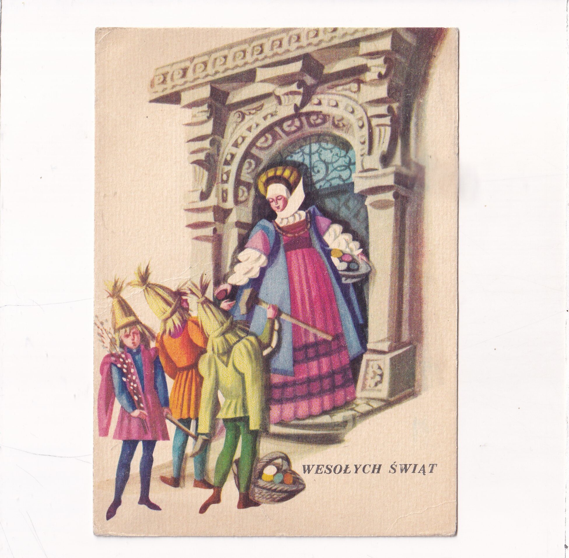 MARIA ORŁOWSKA-GABRYŚ WESOŁYCH ŚWIĄT POCZTÓWKA A14140