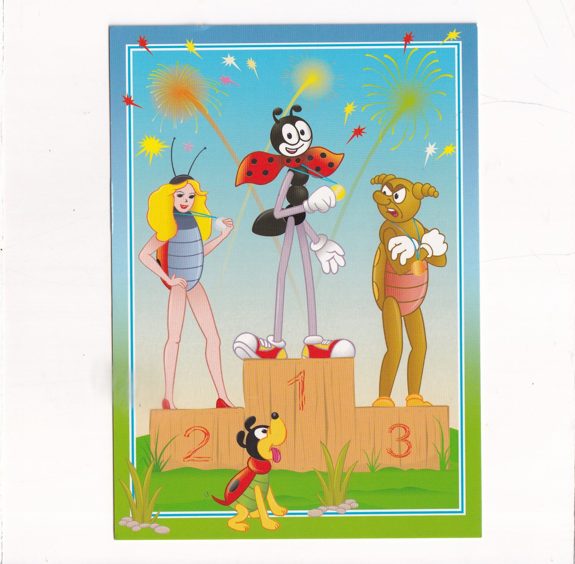 BAJKA FERDA MRÓWKA I BIEDRONKA POCZTÓWKA A14516