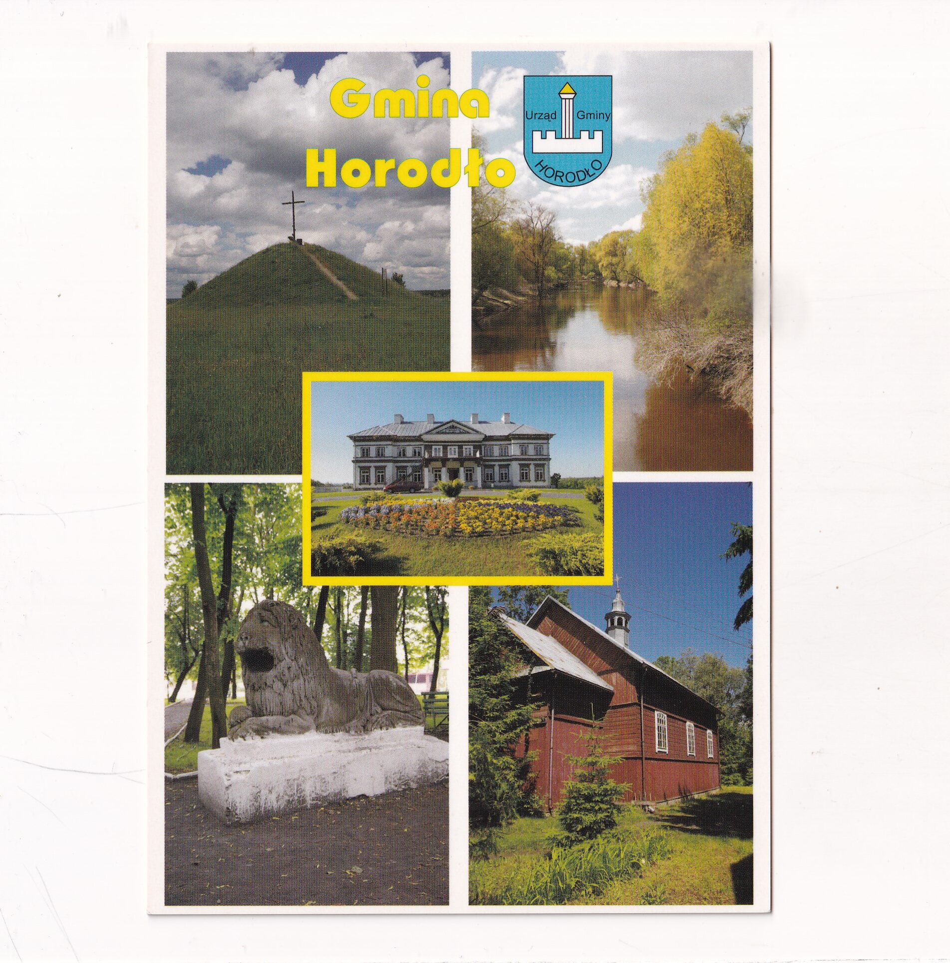 HORODŁO GMINA HERB KOPIEC UNI HORODELSKIEJ WIDOKÓWKA A19564