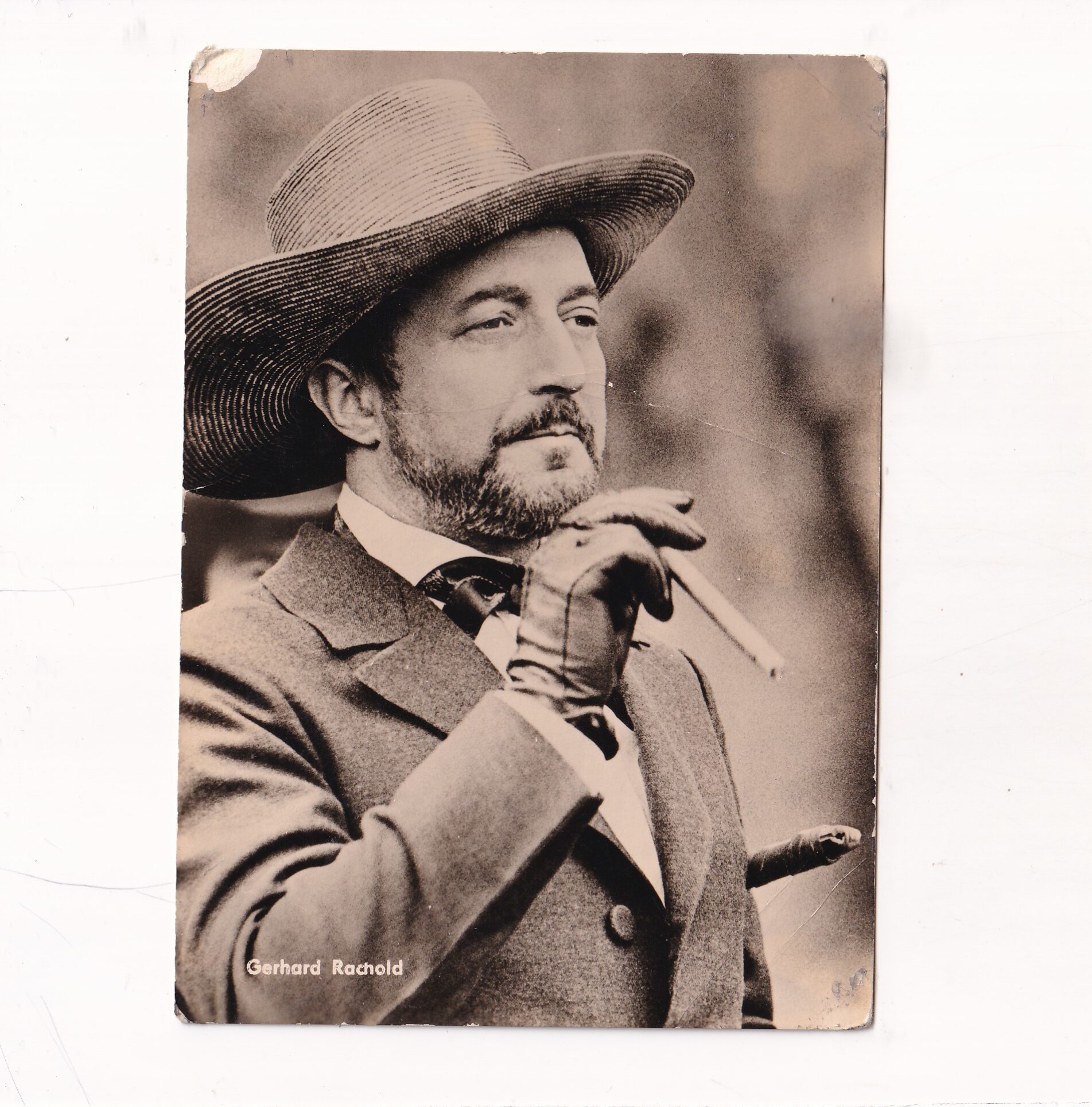 GWIAZDY KINA I TV GERHARD RACHOLD POCZTÓWKA A19762