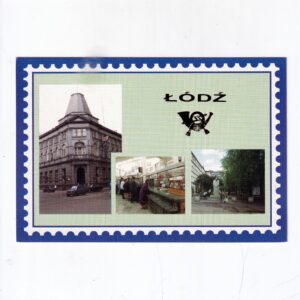 ŁÓDŹ POCZTA -WNĘTRZE BUDYNEK POCZTY AL. SCHILLERA POCZTÓWKA A20591