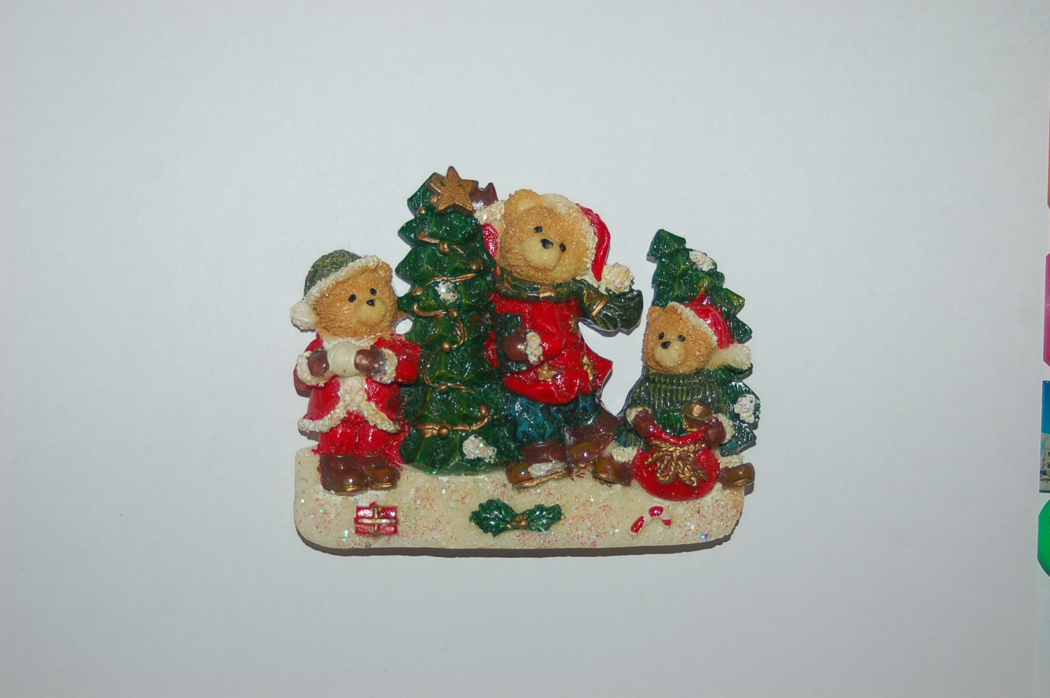 MAGNES NA LODÓWKĘ ŚWIĘTA BOŻEGO NARODZENIA MISIE ŚWIĘTY MIKOŁAJ CHOINKA 10513