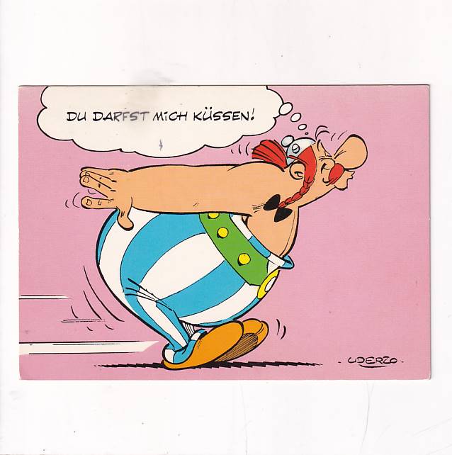 GWIAZDY KINA I TV ASTERIX I OBELIX POCZTÓWKA A22758