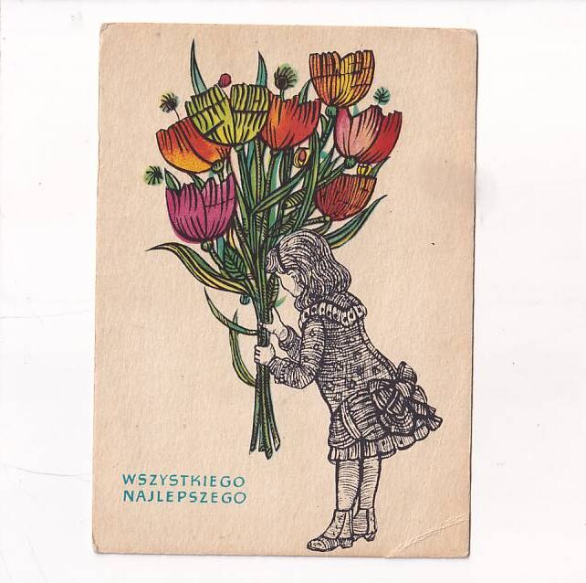 MARIAN STACHURSKI ŻYCZENIA POCZTÓWKA A23000