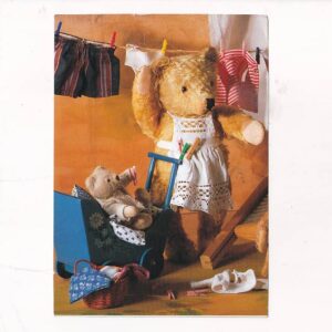 ZABAWKI MISIE PRANIE POCZTÓWKA A23479