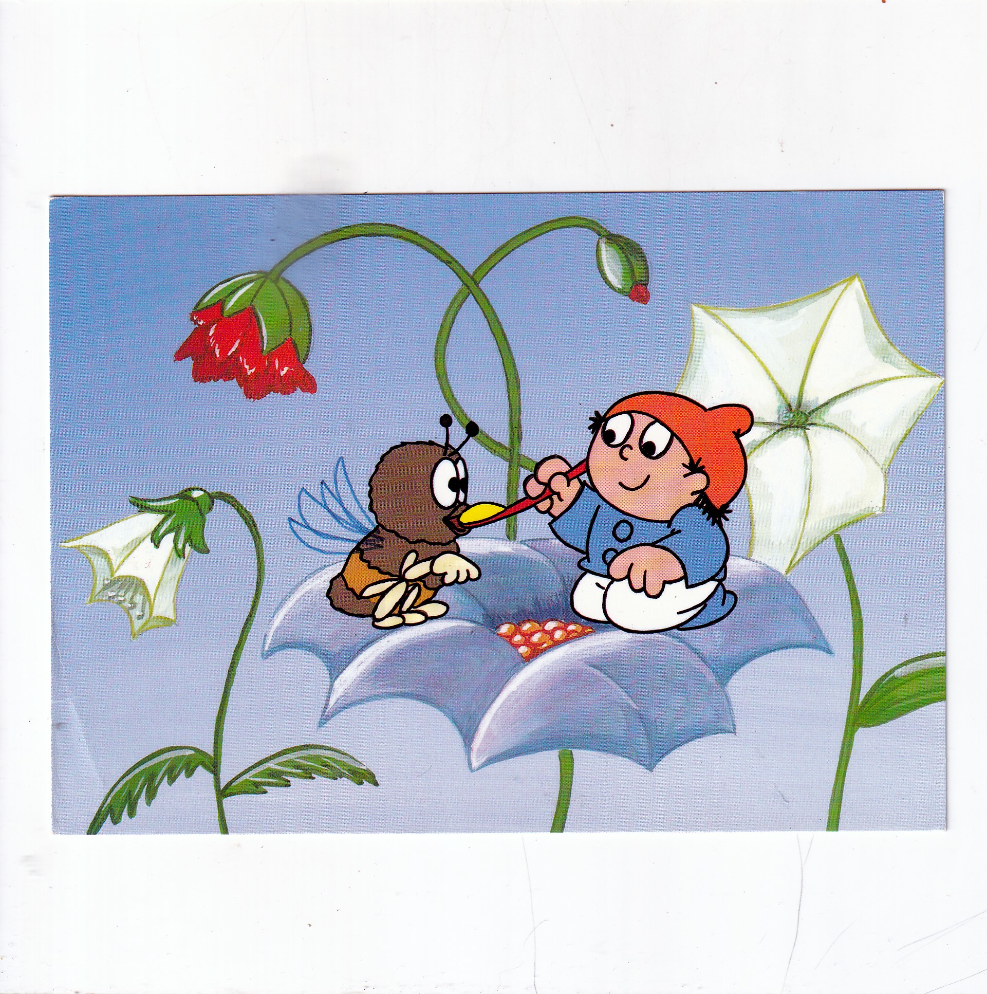 STARA BAJKA MAINZELMANNCHEN ZDF BLECH POCZTÓWKA A21857