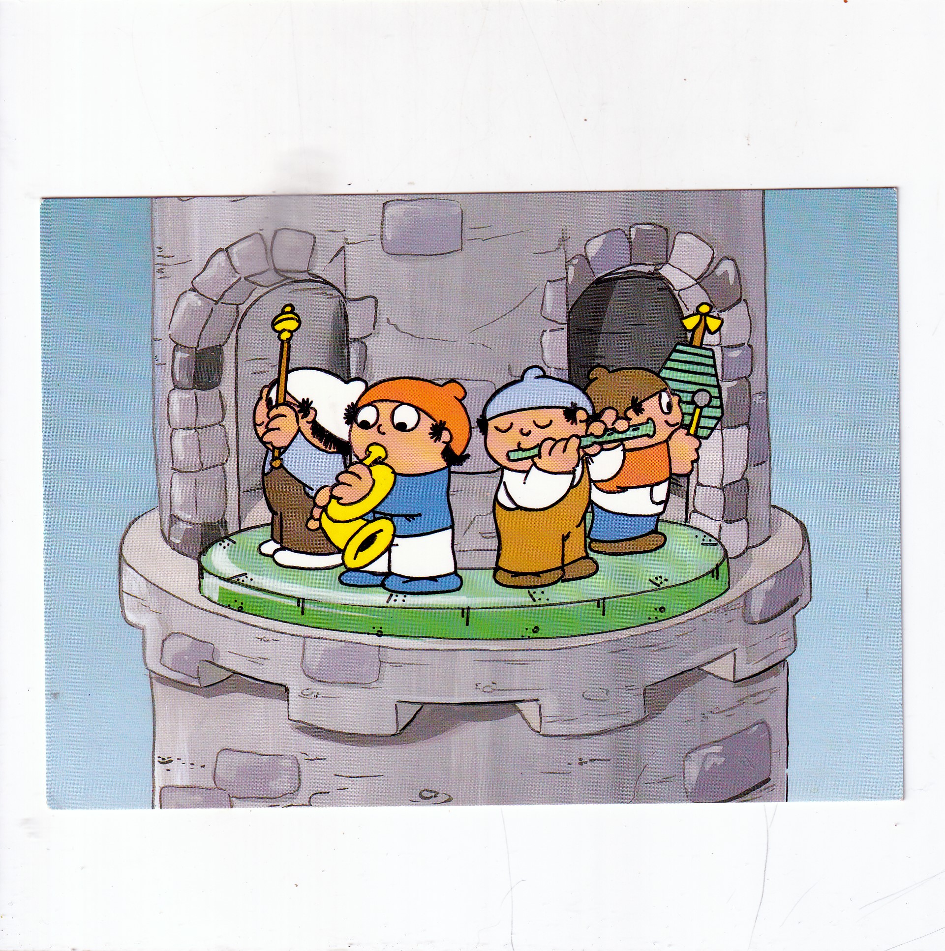 STARA BAJKA MAINZELMANNCHEN ZDF BLECH POCZTÓWKA A21855