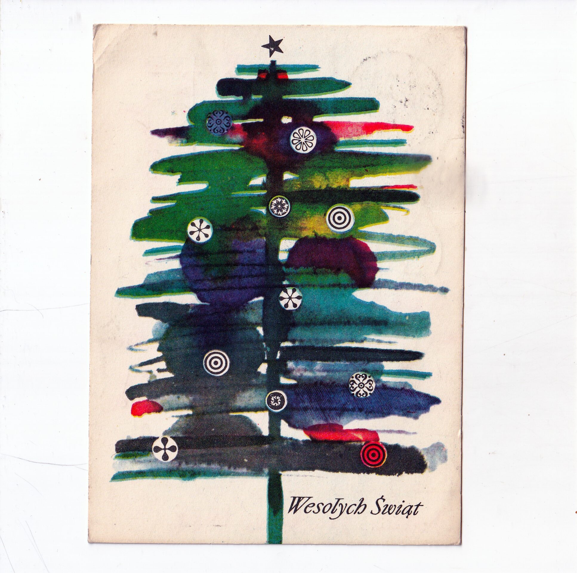 JERZY JAWOROWSKI WESOŁYCH ŚWIĄT B.N.POCZTÓWKA A21877