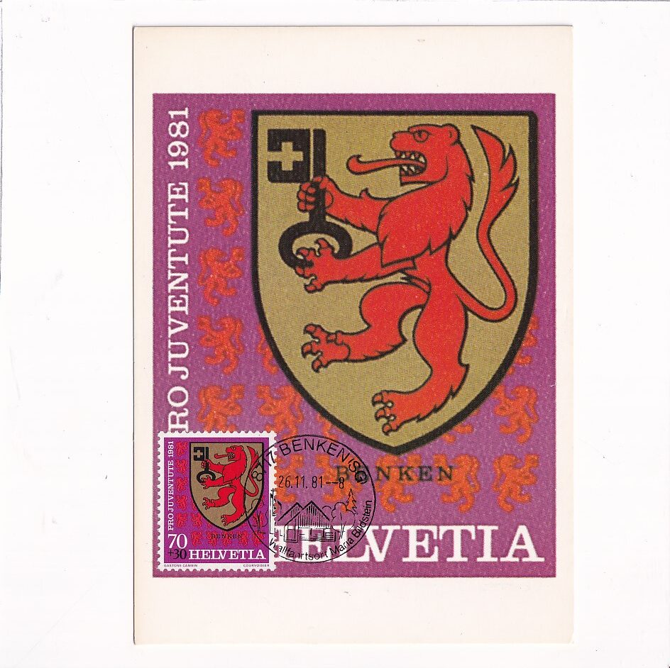 SZWAJCARIA HELVETIA BENKEN MAXIMUM POCZTÓWKA A22563