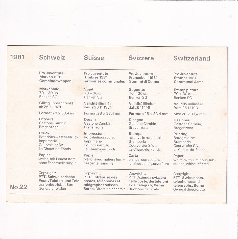 SZWAJCARIA HELVETIA BENKEN MAXIMUM POCZTÓWKA A22563 - obrazek 2