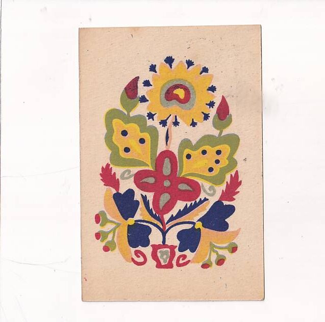 WYBÓR DZIEŁ POLSKIEJ SZTUKI LUDOWEJ POWIAT DĄBROWSKI POCZTÓWKA A23778