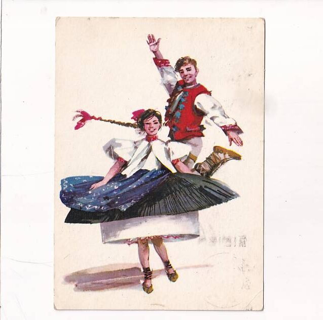 MARIA ORŁOWSKA-GABRYŚ TAŃCE ŚLĄSKIE - WYZGIERNY POCZTÓWKA GRAF-2981