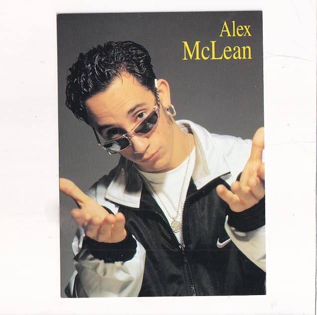 GWIAZDY MUZYKI ALEX McLEAN POCZTÓWKA A25886