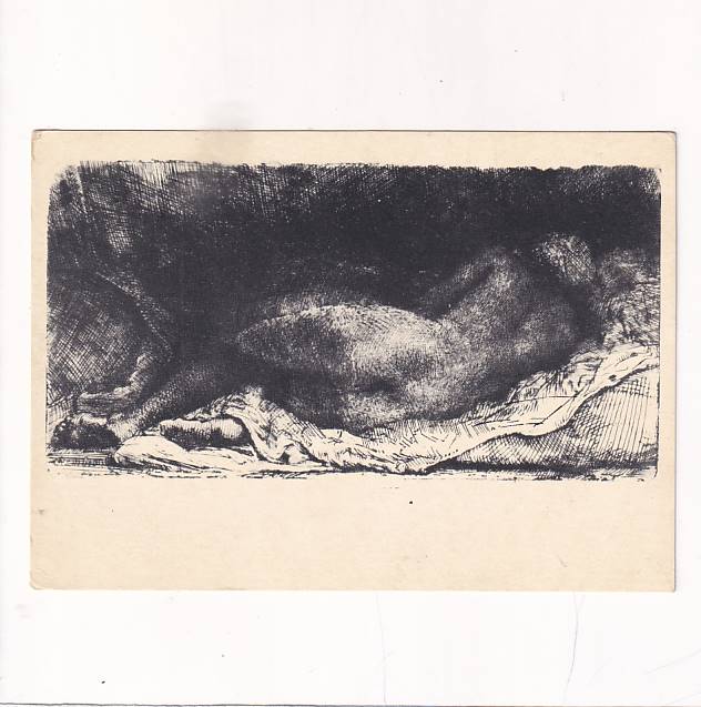 REMBRANDT VAN RIJN "MURZYNKA" POCZTÓWKA A26517