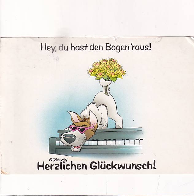 DISNEY "OLIVER I SPÓŁKA" POCZTÓWKA A26586